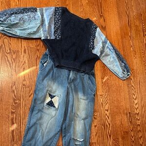 Pilcro Size M AND Size 29 Free People jeans FIT (ENTIRE OUTFIT)❣️😜🙌🏽